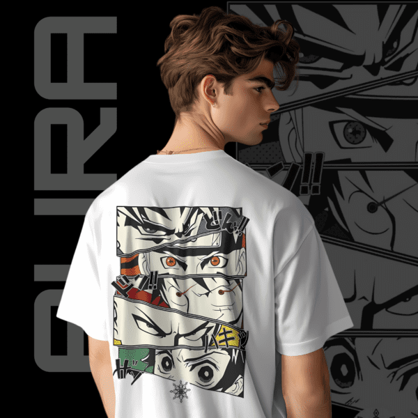 Anime Eyes Crew - AURA Era Anime Tee - Image 4