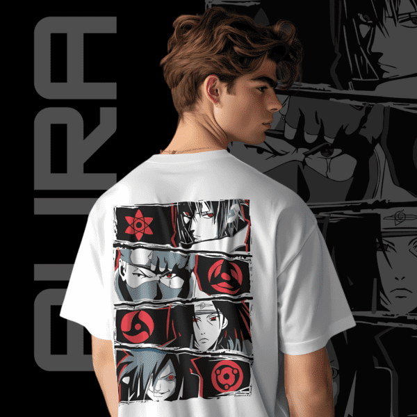 Ninja Alliance Grid - AURA Era Anime Tee - Image 4