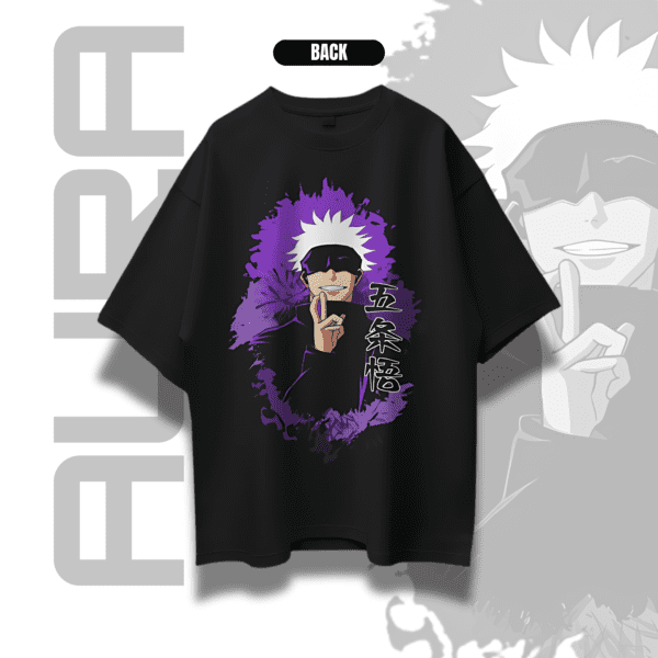 Jujutsu Kaisen Tee - AURA Era Anime Tee - Image 2