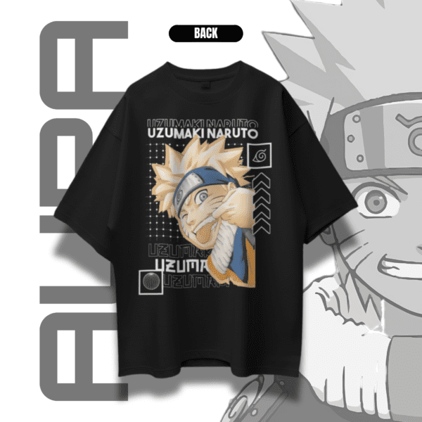 Naruto Uzumaki Tee - AURA Era Anime Tee - Image 3