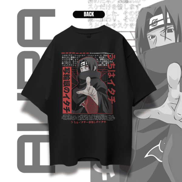 Itachi Uchiha Tee - AURA Era Anime Tee - Image 2