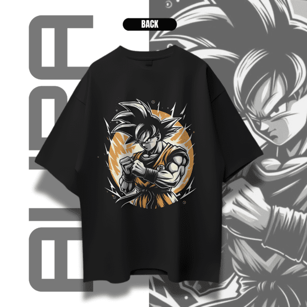 Goku Flash Tee - AURA Era Anime Tee - Image 2