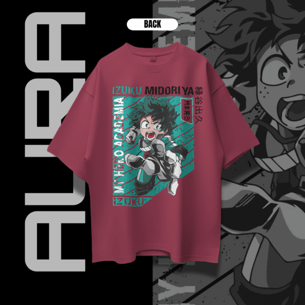 Izuku Midoriya - AURA Era Anime Tee - Image 4