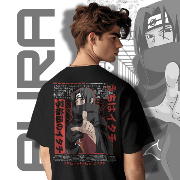 Itachi Uchiha Tee - AURA Era Anime Tee