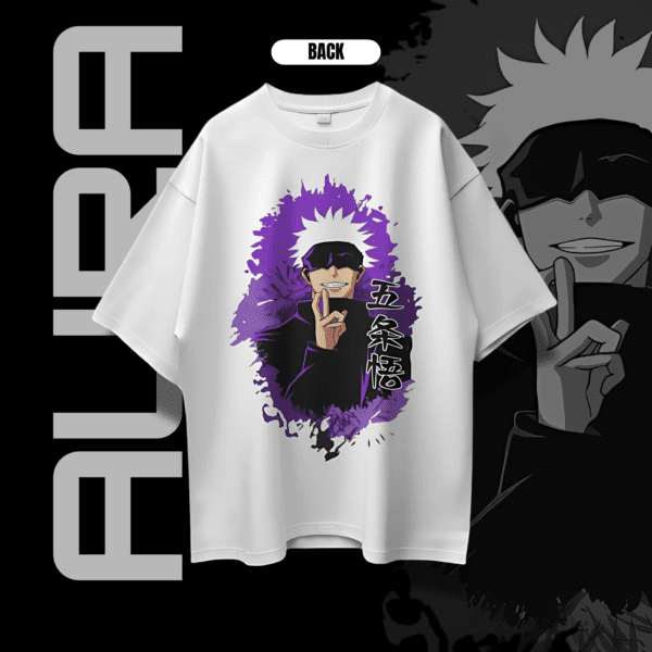 Jujutsu Kaisen Tee - AURA Era Anime Tee - Image 5