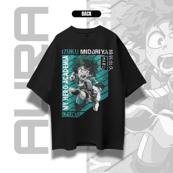 Izuku Midoriya - AURA Era Anime Tee - Image 3