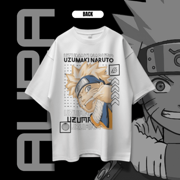 Naruto Uzumaki Tee - AURA Era Anime Tee - Image 2