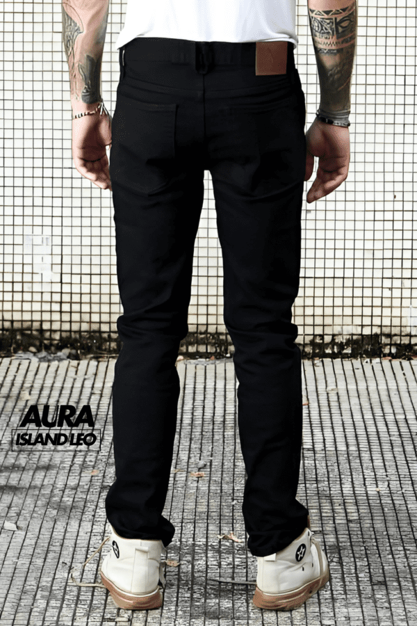 Jet Black - AURA Island Leo Jeans - Image 2