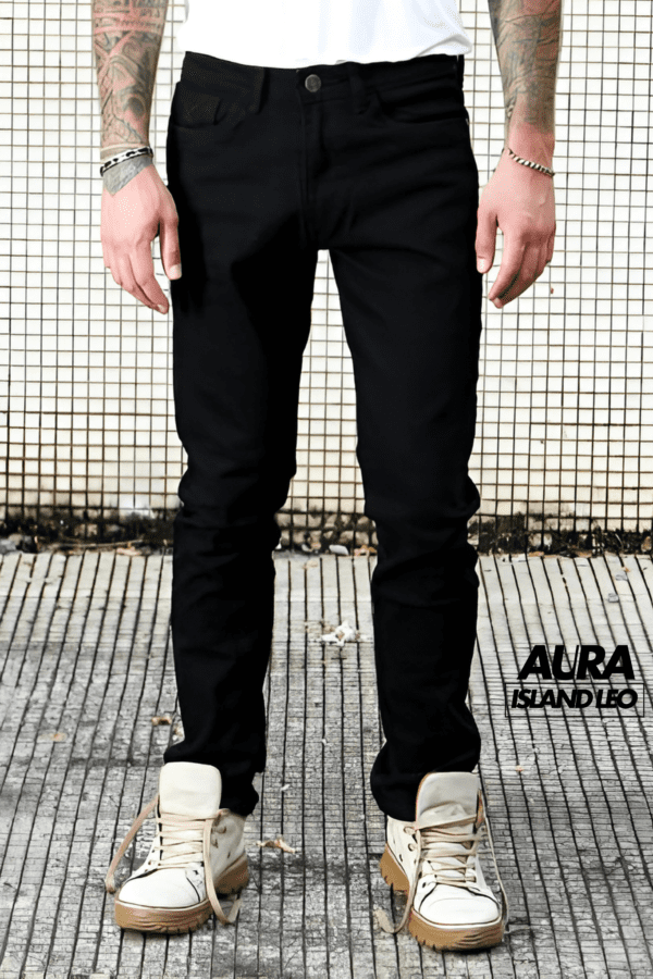 Jet Black - AURA Island Leo Jeans