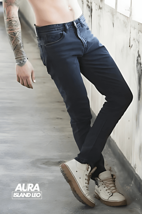 Mid Night Grey - AURA Island Leo Jeans