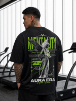 Hustle Angel Mentality Oversized Unisex Tee
