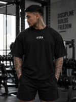 Hustle Angel Mentality Oversized Unisex Tee - Image 2