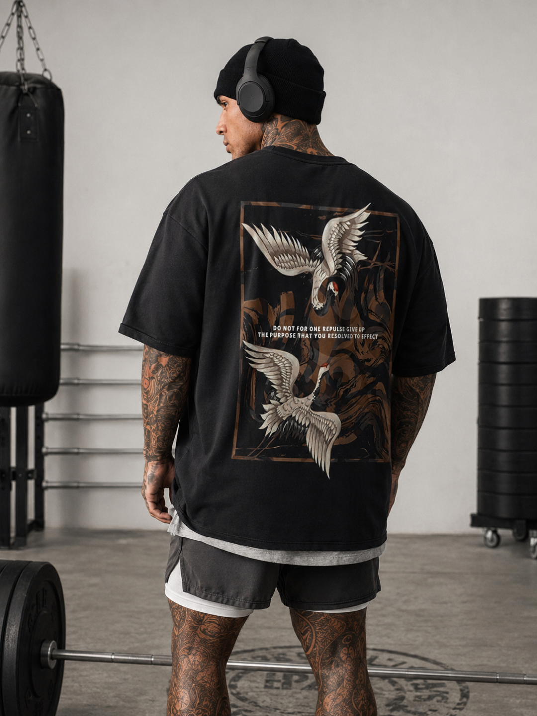 without Crane Ambition Oversized Unisex Tee - Image 1