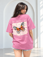 Chase Dreams Butterfly Oversized Unisex Tee - Image 6