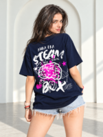 Steam Brainstorm Oversized Unisex Tee - Image 3