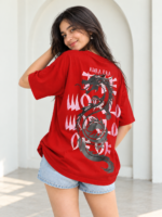 Dragon Flow World Oversized Unisex Tee - Image 8