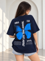 Crush Like a Butterfly Oversized Unisex Tee