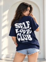 Self Love Club Oversized Unisex Tee - Image 5