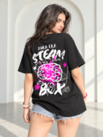 Steam Brainstorm Oversized Unisex Tee - Image 5