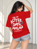 Better Days Ahead Oversized Unisex Tee - Image 3
