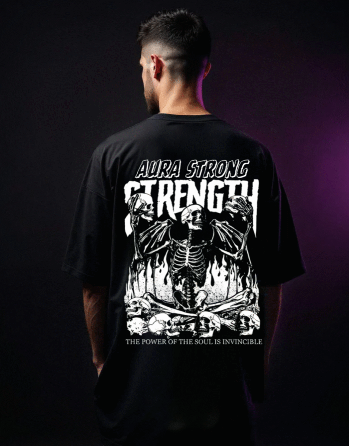 Aura Soul Strength Oversized Unisex Tee - Image 1