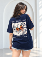 Chase Dreams Butterfly Oversized Unisex Tee - Image 8