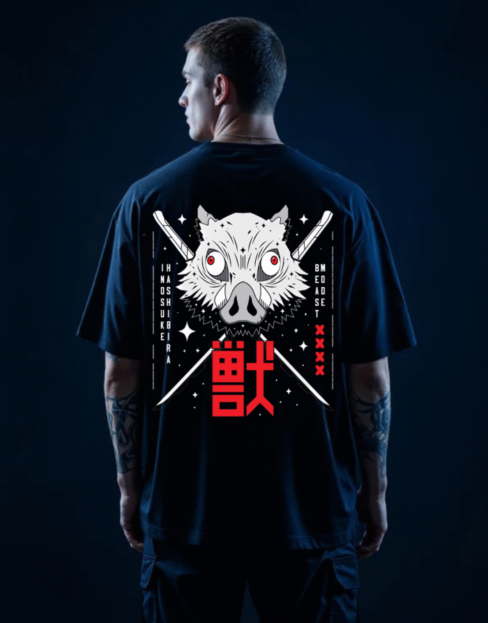Beast Instinct Aura Oversized Unisex Tee - Image 1
