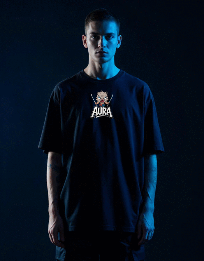 Beast Instinct Aura Oversized Unisex Tee - Image 2