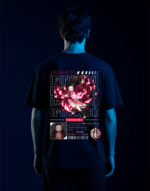 Nezuko Flame Aura Oversized Unisex Tee