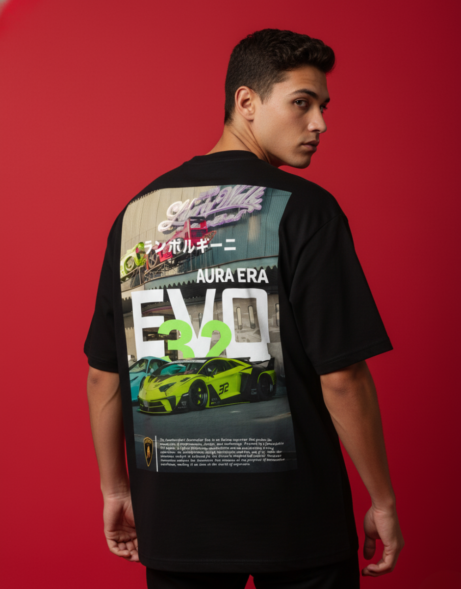 21 Lamborghini EVO32 Neon Speed Tee - Image 1
