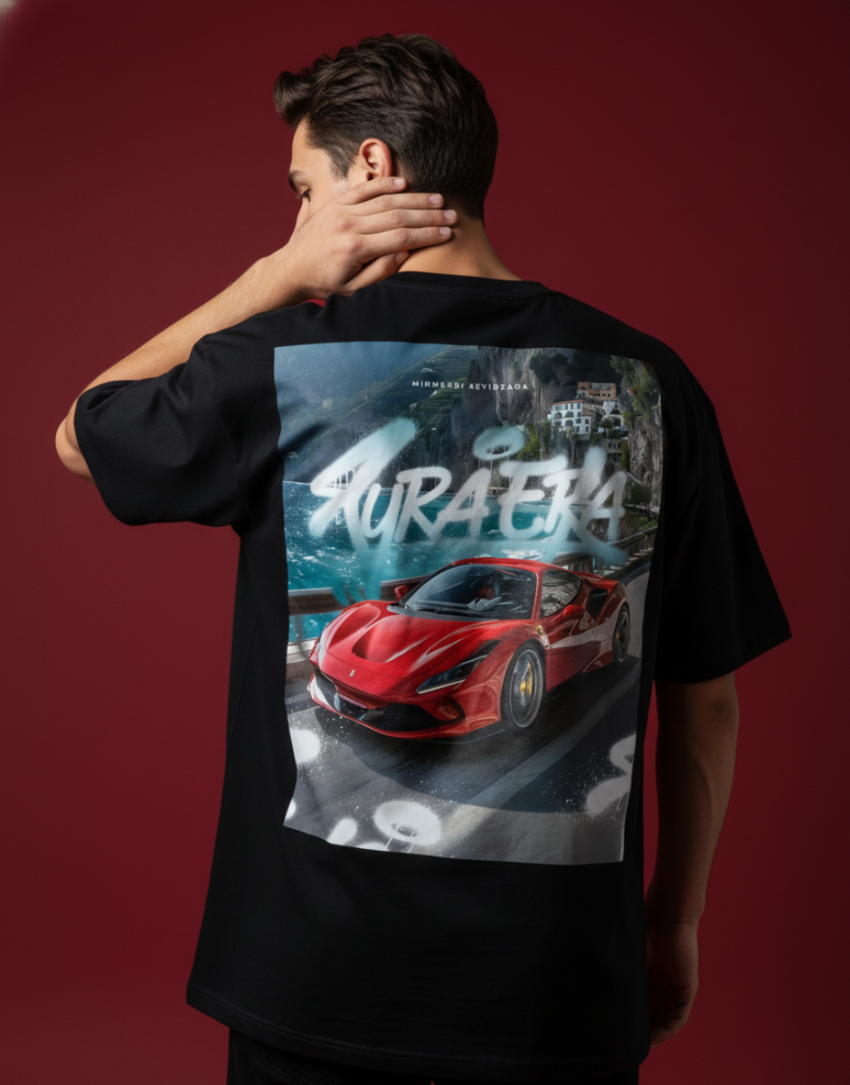 33 Ferrari F8 Coastal Drive Tee - Image 1
