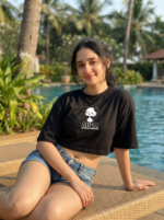 Panda Love Oversized Crop Top - Image 4