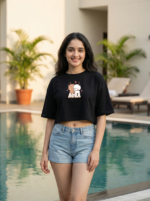 Love Bears Oversized Crop Top - Image 5