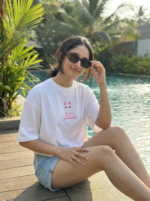 Cute Bunny Oversized Crop Tee - Image 7