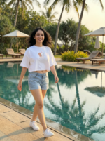 Love Bears Oversized Crop Top - Image 7