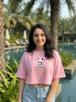 Panda Love Oversized Crop Top - Image 7