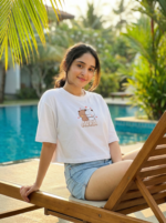 Love Bears Oversized Crop Top - Image 3