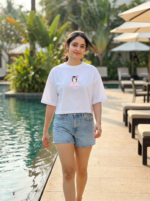 Penguin Love Oversized Crop Top - Image 7