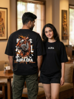 Aura Era Tiger Spirit Oversized Tee – Unisex - Image 2