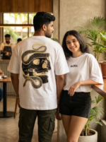 Venom Skull Serpent Oversized Tee – Unisex - Image 3