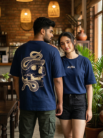 Venom Skull Serpent Oversized Tee – Unisex - Image 4