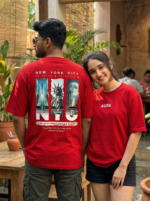 NYC Skyline Dreams Oversized Tee – Unisex - Image 3