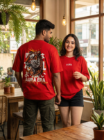 Aura Era Tiger Spirit Oversized Tee – Unisex - Image 3