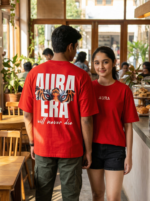 Aura Era Wild Eyes Oversized Tee – Unisex - Image 4