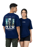 NYC Skyline Dreams Oversized Tee – Unisex - Image 5