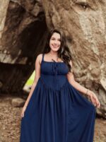 AURA Bloom Flow Maxi Dress – Elegant Everyday Fit - Image 6