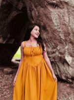 AURA Bloom Flow Maxi Dress – Elegant Everyday Fit - Image 3