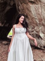 AURA Bloom Flow Maxi Dress – Elegant Everyday Fit - Image 2