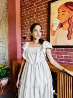 AURA Bloom Elegant Maxi Dress – Premium Flow Fit - Image 4