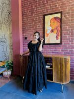 AURA Bloom Elegant Maxi Dress – Premium Flow Fit